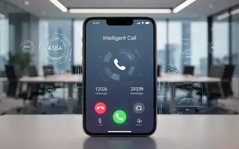 Modernes Smartphone-Display zeigt eine intelligente Anruf-Benutzeroberfläche mit Kontextinformationen. - Foto: über boerse-global.de