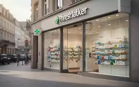 Moderne Apothekenfassade in einer deutschen Großstadt vor unscharfem städtischem Hintergrund. - Foto: über boerse-global.de