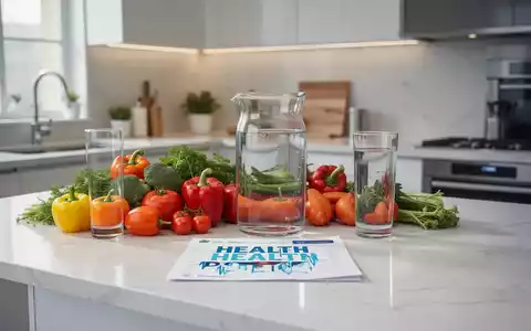 Frisches Gemüse und Wasser als Symbol für gesunde Ernährung und präventive Gesundheitspolitik. - Foto: über boerse-global.de