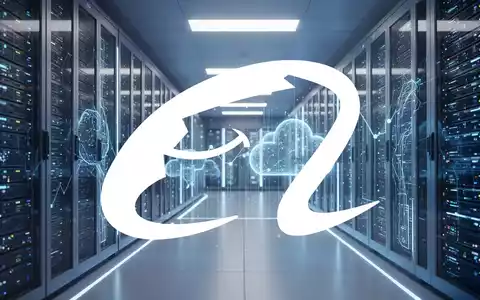 Abstraktes, futuristisches Rechenzentrum als Symbol für Cloud-Computing und Investitionen in künstliche Intelligenz. - Foto: über boerse-global.de