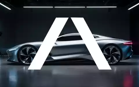 Abstrakte Darstellung eines modernen, aerodynamischen Konzeptfahrzeugs in einem minimalistischen Designstudio. - Foto: über boerse-global.de