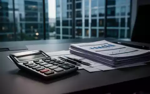 Ein Schreibtisch mit Taschenrechner und Finanzunterlagen als Symbol für die finanzielle Lage des Insolvenzentgeltfonds. - Foto: über boerse-global.de