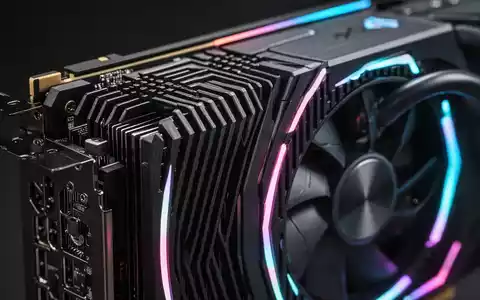 Nahaufnahme einer professionellen Gaming-Grafikkarte mit fortschrittlicher Kühltechnologie und schlichtem Industriedesign. - Foto: über boerse-global.de