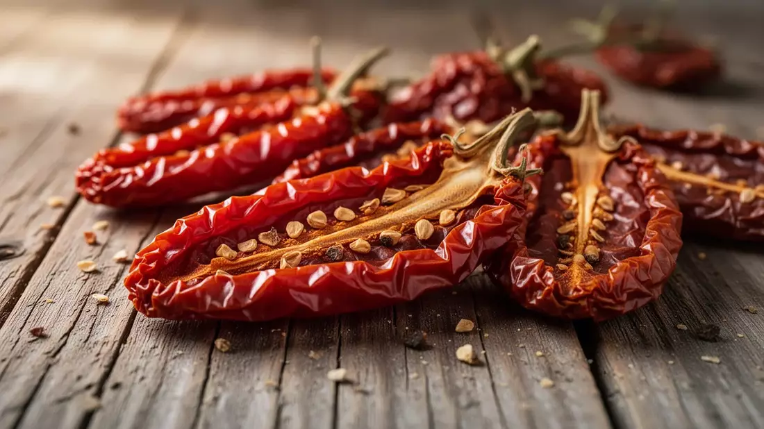 Getrocknete Tomaten: Nährstoffkonzentration und verlängerte Haltbarkeit