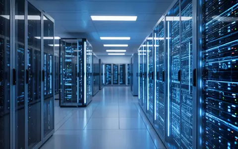Moderne Serverräume einer Cloud-Infrastruktur symbolisieren die Partnerschaft für KI und Cybersicherheit bei US-Behörden. - Foto: über boerse-global.de