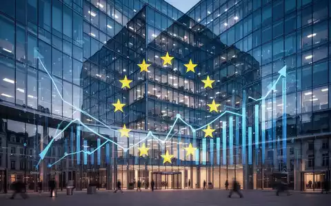 Moderne Glasfassade eines Bürogebäudes in Brüssel als Symbol für europäische Wirtschaft und digitale Unternehmensgründung. - Foto: über boerse-global.de