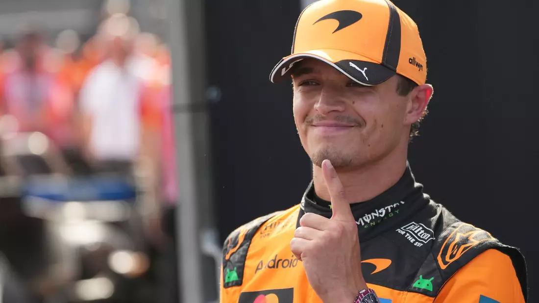 Lando Norris durchbricht die Mercedes-Dominanz. - Bild: Darko Vojinovic/AP/dpa