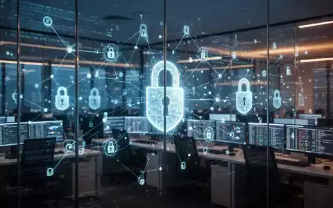 Hochsicheres digitales Operationszentrum mit leuchtenden Datenvisualisierungen zur globalen Betrugsprävention. - Foto: über boerse-global.de