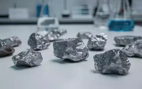Rohe Lithiumerzproben auf einem Labortisch, symbolisch für die Rohstoffindustrie und Fusionsprüfungen. - Foto: über boerse-global.de