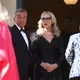 Katharina Wagner und Michel Friedmann stehen vor dem Start der Festspiele am Königsportal. - Bild: Karl-Josef Hildenbrand/dpa