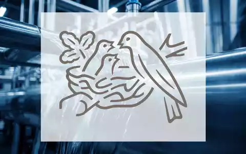 Abstrakte Darstellung von fließendem Wasser in einer modernen, industriellen Umgebung. - Foto: über boerse-global.de