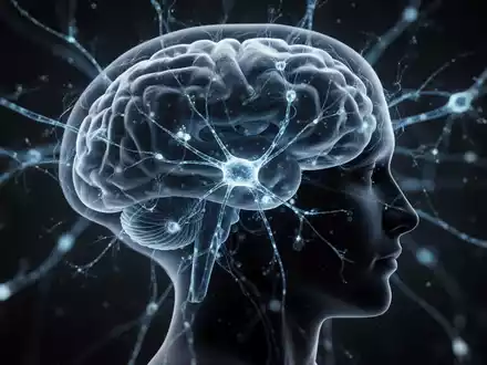 Abstrakte Darstellung neuronaler Verbindungen in einem menschlichen Gehirn als Symbol für Schlaf und neurologische Gesundheit. - Foto: über boerse-global.de
