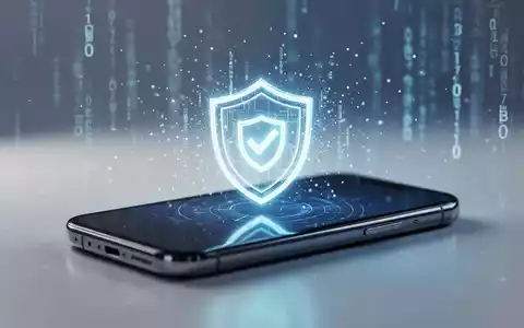 Ein Smartphone mit einem digitalen Verifizierungssymbol und kryptografischen Daten als Konzept für Datenschutz. - Foto: über boerse-global.de