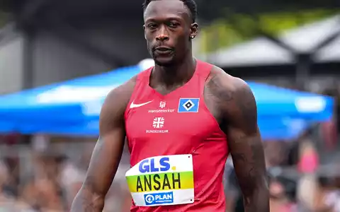 Der deutsche Rekordhalter Owen Ansah ist erneut zum deutschen 100-Meter-Titel gestürmt. - Foto: Sven Hoppe/dpa