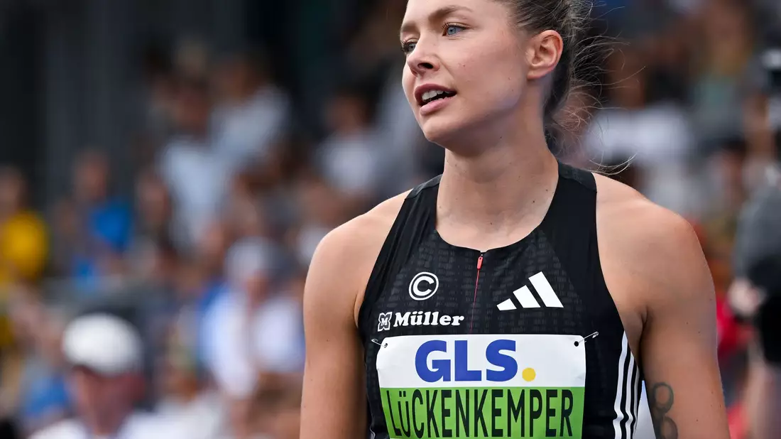 Ist ihren Titel über 100 Meter los: Gina Lückenkemper. - Bild: Sven Hoppe/dpa