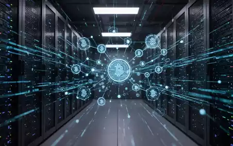 Digitale Datenströme und abstrakte Netzwerkknoten in einem technologischen Umfeld, die Cybersicherheit symbolisieren. - Foto: über boerse-global.de