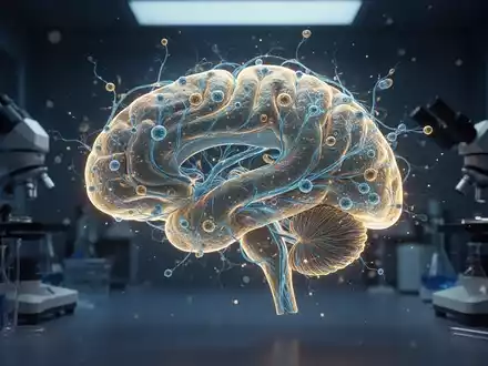 Hochdetaillierte digitale 3D-Visualisierung des menschlichen Hippocampus in einer wissenschaftlichen Laborumgebung. - Foto: über boerse-global.de