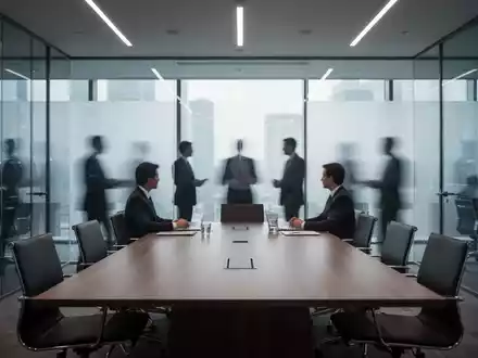 Moderner Konferenzraum in einem Bürogebäude als Symbol für Konzernentscheidungen und Arbeitsrecht. - Foto: über boerse-global.de