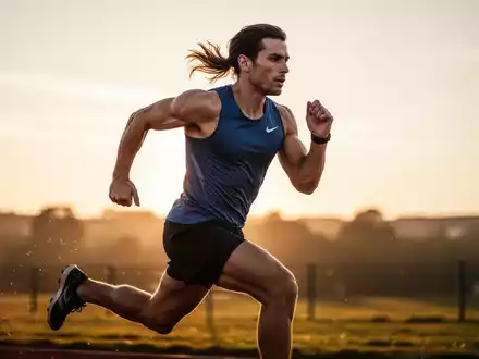 Ein Sportler beim Training im Sonnenaufgang zur Illustration der Bedeutung des zirkadianen Rhythmus für den Sport. - Foto: über boerse-global.de