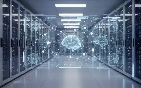 Abstraktes technologisches Dashboard mit vernetzten Datenknoten und KI-Infrastruktur als Symbol für KI-Agenten-Plattformen. - Foto: über boerse-global.de