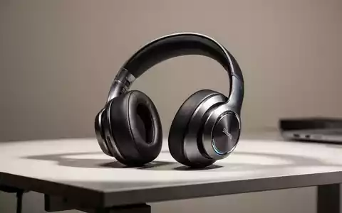 Hochwertige Over-Ear-Kopfhörer in minimalistischem Design auf einem Schreibtisch. - Foto: über boerse-global.de