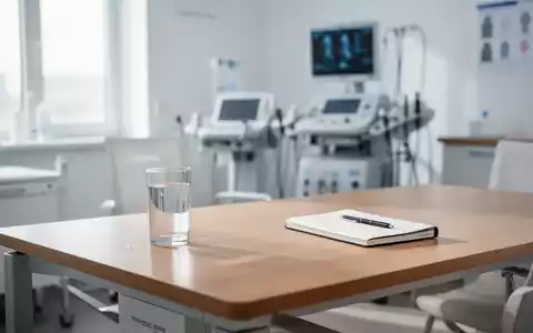 Ein moderner, heller medizinischer Beratungsraum mit einem Notizbuch auf einem Schreibtisch als Symbol für kognitive Gesundheit. - Foto: über boerse-global.de