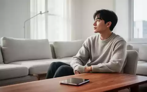 Ein junger Erwachsener entspannt sich in einem hellen Wohnzimmer, während das Smartphone bewusst beiseitegelegt wurde. - Foto: über boerse-global.de