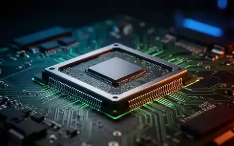Ein hochmoderner AMD-Prozessor auf einer Leiterplatte für industrielle KI-Anwendungen in einer Fabrikumgebung. - Foto: über boerse-global.de