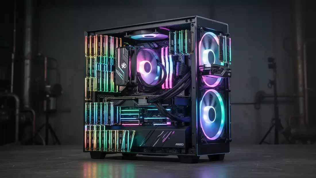 RAM Machine: 36 Speicherriegel als Protest gegen Valves Steam Machine