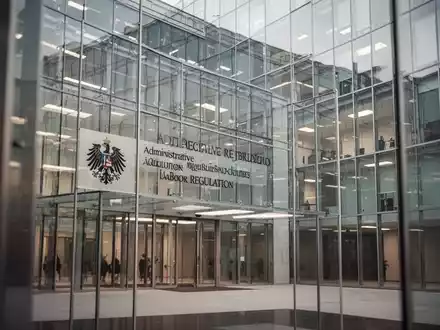 Modernes Bürogebäude einer Behörde als Symbol für europäische Arbeitsmarktpolitik und Verwaltung. - Foto: über boerse-global.de