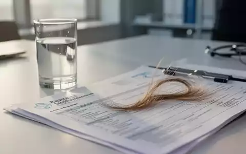 Medizinische Umgebung mit einem Glas Wasser und Dokumenten, die auf klinische Sicherheitsuntersuchungen verweisen. - Foto: über boerse-global.de