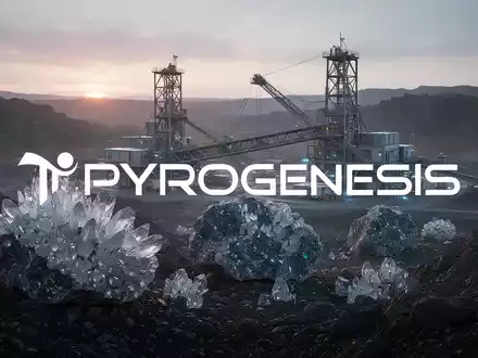 Industrielle Mineralgewinnung in einer weitläufigen, rauen Naturlandschaft bei Sonnenaufgang. - Foto: über boerse-global.de