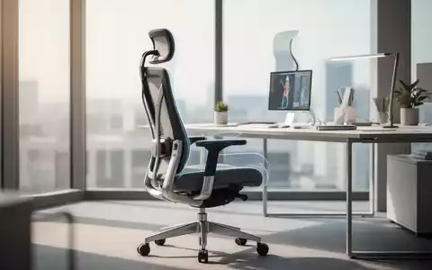 Ein ergonomischer Arbeitsplatz mit einem modernen Bürostuhl als Symbol für rückenschonendes Arbeiten. - Foto: über boerse-global.de