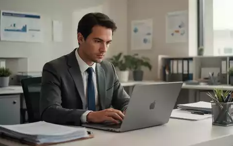 Ein professioneller Arbeitsplatz im Büro, der die berufliche Wiedereingliederung und soziale Absicherung symbolisiert. - Foto: über boerse-global.de