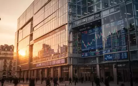 Modernes Gebäude der Pariser Börse bei Sonnenuntergang. - Foto: über boerse-global.de