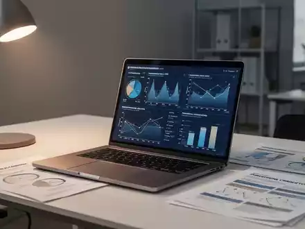 Ein moderner, professioneller Arbeitsplatz mit Laptop und Datenanalysen zur Karriereplanung. - Foto: über boerse-global.de