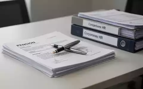 Ein Schreibtisch mit ordentlich sortierten Rentenunterlagen und einem Füllfederhalter als Symbol für administrative Prozesse. - Foto: über boerse-global.de