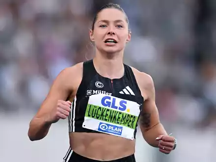 Gina Lückenkemper berichtete nach dem 100-Meter-Finale von einem Zeckenbiss in den Hinterkopf. - Foto: Sven Hoppe/dpa