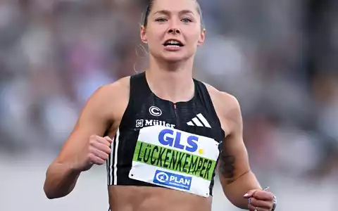 Gina Lückenkemper berichtete nach dem 100-Meter-Finale von einem Zeckenbiss in den Hinterkopf. - Foto: Sven Hoppe/dpa