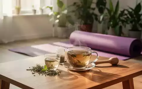 Ein ruhiger Raum mit einer Teetasse, einer Yogamatte und Pflanzen, der Achtsamkeit und ganzheitliche Gesundheit symbolisiert. - Foto: über boerse-global.de