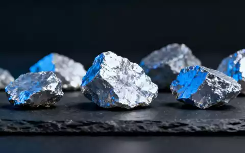 Rohlithium-Erzproben auf einer dunklen Schieferplatte zur Illustration des Lithium-Marktes - Foto: über boerse-global.de
