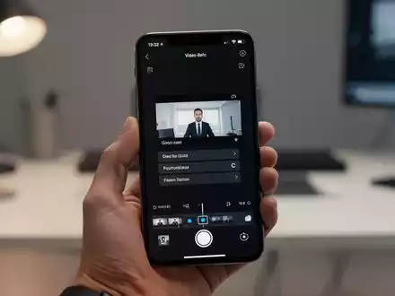 Nahaufnahme einer modernen Smartphone-Oberfläche mit erweiterter Videobild-Extraktion und Nachrichtenfunktionen. - Foto: über boerse-global.de