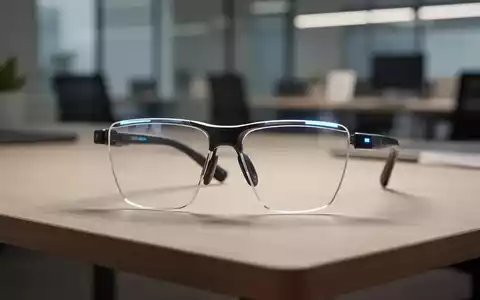 Eine moderne Smart-Brille liegt auf einem Schreibtisch als Symbol für KI-gestützte Assistenztechnologie. - Foto: über boerse-global.de