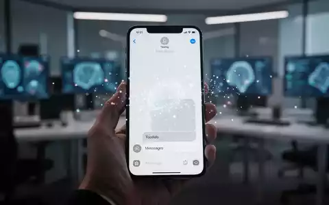 Nahaufnahme einer modernen Smartphone-Oberfläche mit KI-gestützten Nachrichtenfunktionen in einem professionellen Umfeld. - Foto: über boerse-global.de