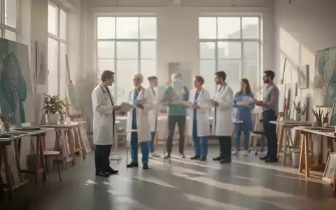 Ein helles Kunstatelier, in dem Fachkräfte an einem Workshop zur psychischen Gesundheit und Resilienzförderung arbeiten. - Foto: über boerse-global.de