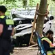Tatfahrzeug: Mit diesem Fahrzeug fuhr der mutmaßliche Täter am Rande des Tiergartens in eine Menschenmenge.  - Bild: Sebastian Gollnow/dpa