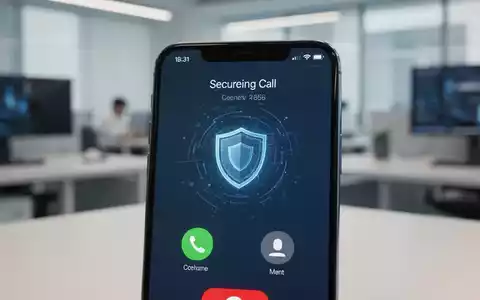 Ein Smartphone-Display zeigt eine Sicherheitswarnung bei einem eingehenden Anruf zur Abwehr von KI-Betrug. - Foto: über boerse-global.de