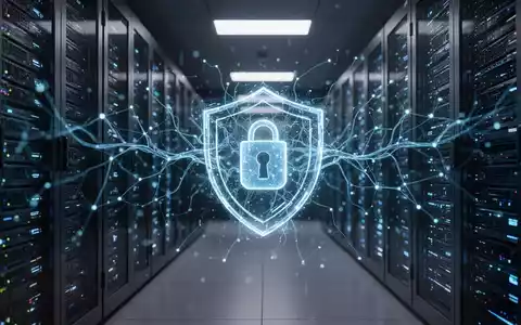 Digitale Visualisierung eines neuronalen Netzwerks in einem modernen Rechenzentrum als Symbol für KI-Datensicherheit. - Foto: über boerse-global.de