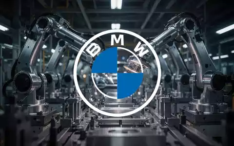 Abstrakte Darstellung einer modernen Automobil-Fertigungsstraße mit Fokus auf Industrietechnik und Qualitätssicherung. - Foto: über boerse-global.de