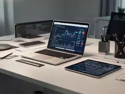 Moderner Büroarbeitsplatz mit technischer Ausstattung als Symbol für Investitionen in geringwertige Wirtschaftsgüter. - Foto: über boerse-global.de